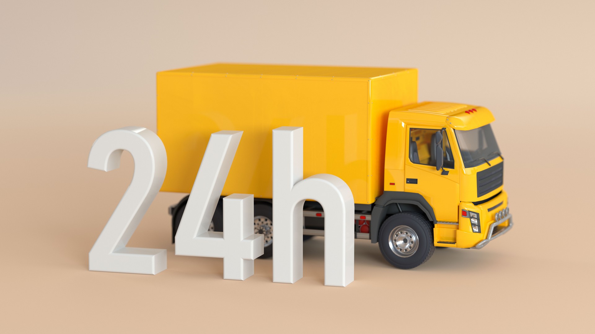 24 hour shipping delivery truck